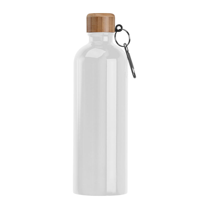 Sticla din otel inoxidabil cu carabina 750 ml personalizata cu text