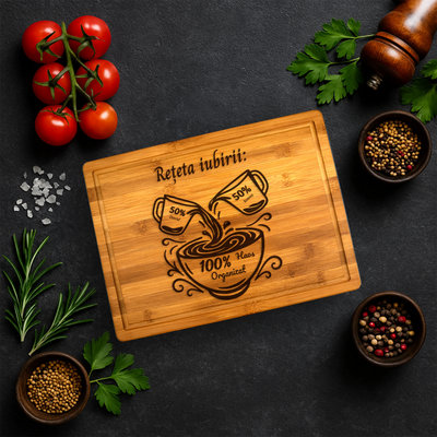 Tocator premium personalizat - Reteta iubirii