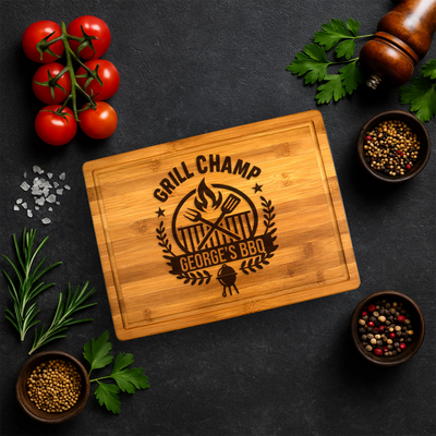 Tocator premium personalizat - Grill Champ