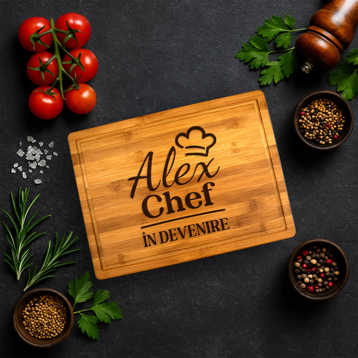 Tocator premium personalizat - Chef in devenire