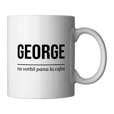 Cana personalizata cu nume + mesaj