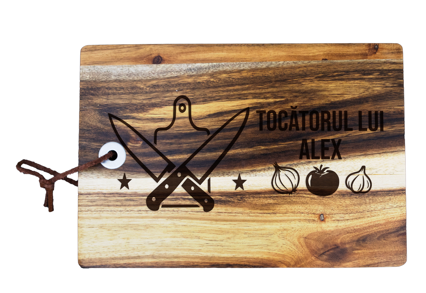 Tocator din lemn pentru branzeturi personalizat - Design Rustic
