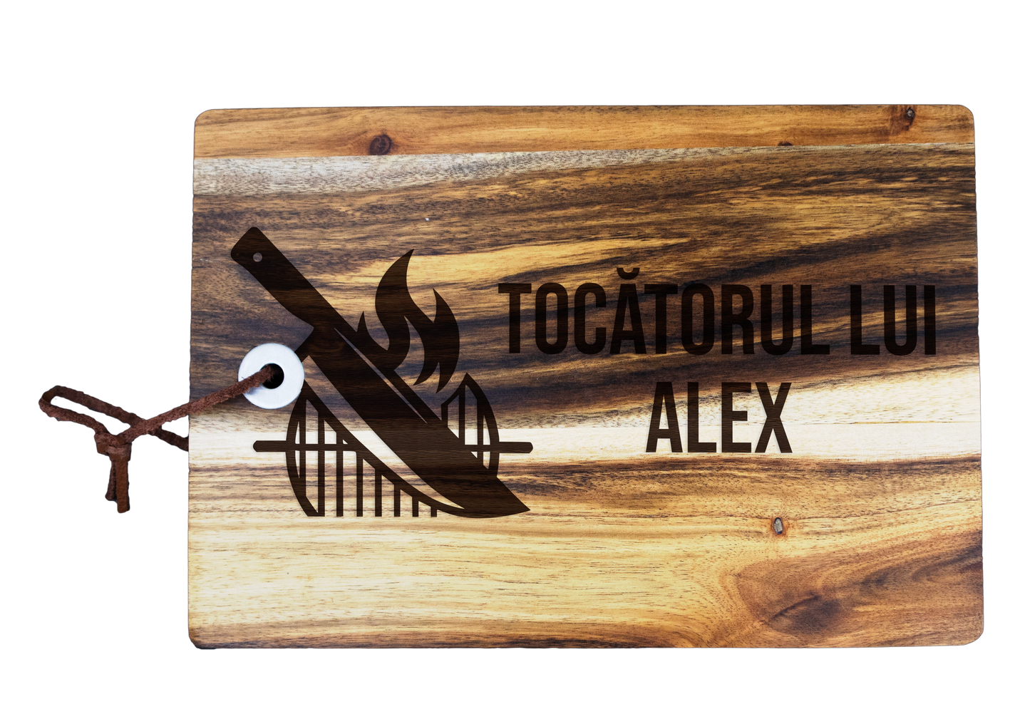 Tocator din lemn pentru branzeturi personalizat - Cutit & Gratar BBQ
