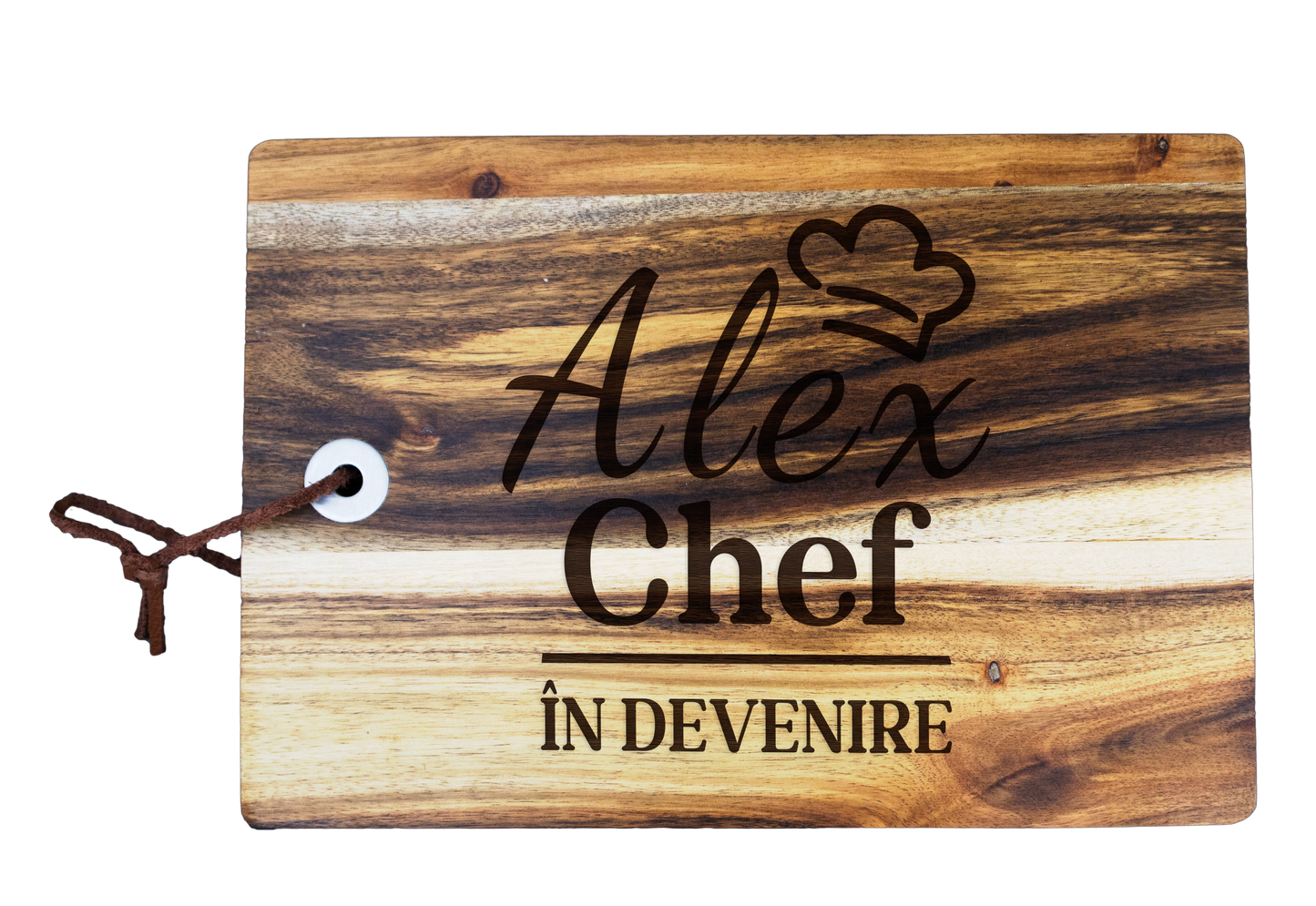 Tocator din lemn pentru branzeturi personalizat - Chef in devenire