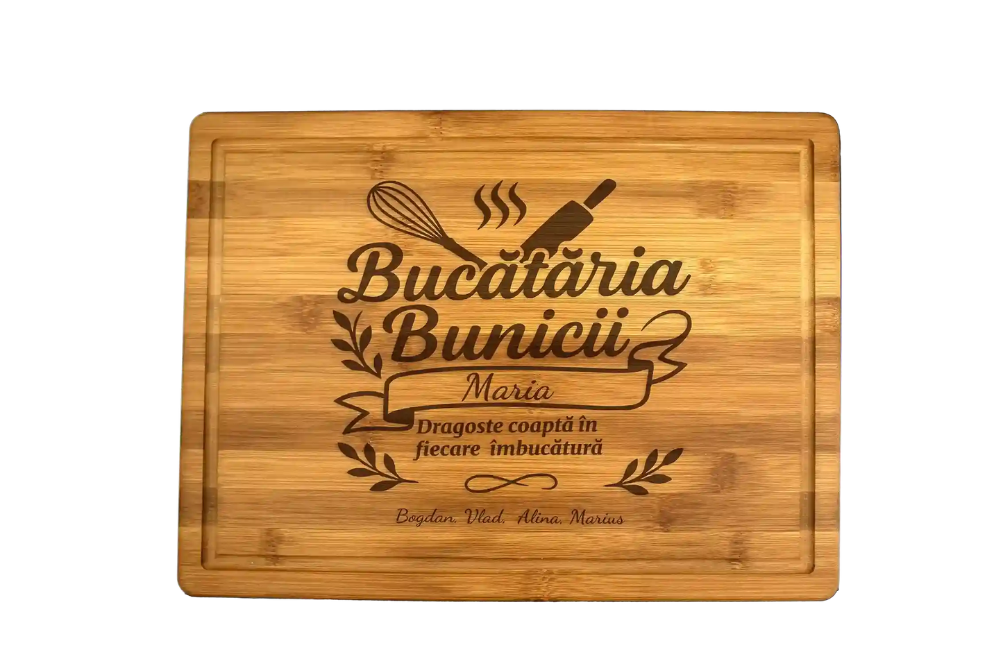 Tocator premium personalizat - Bucataria Bunicii