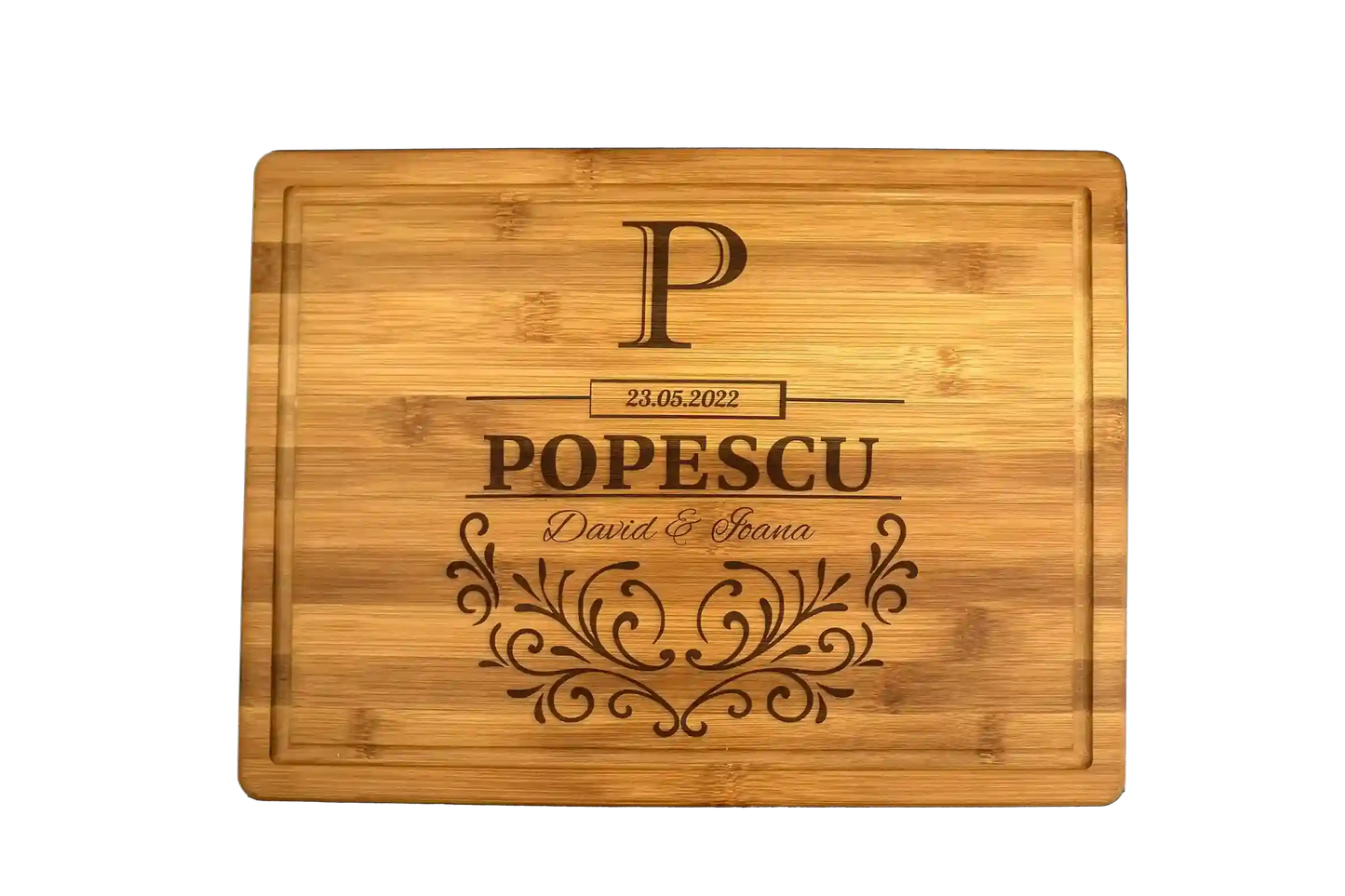 Tocator premium personalizat - Nume cuplu