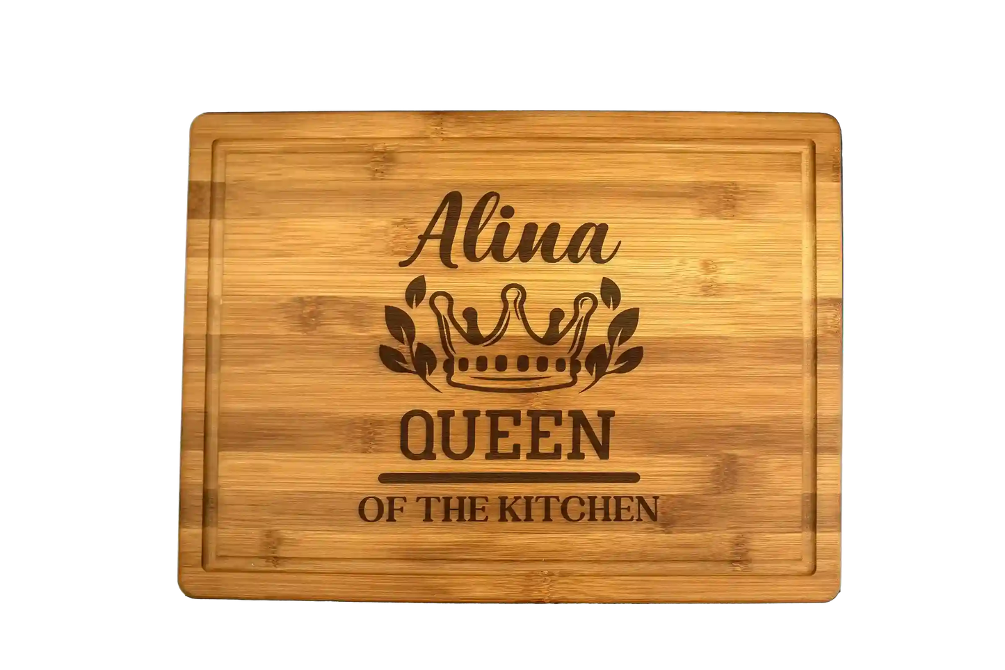 Tocator premium personalizat - Queen of the kitchen