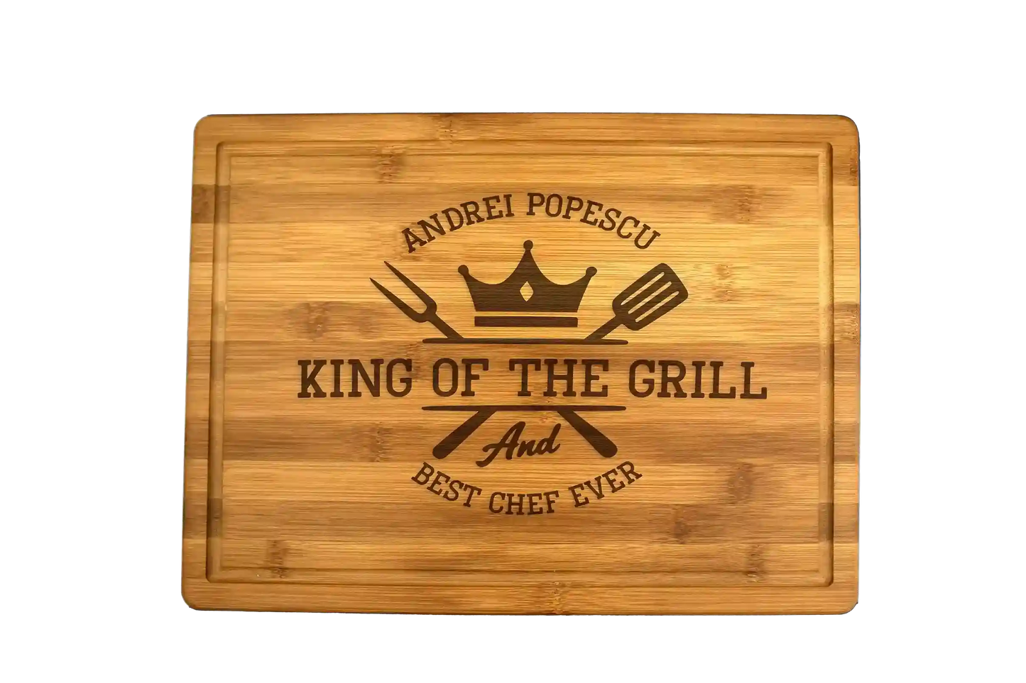 Tocator premium personalizat - King of the grill