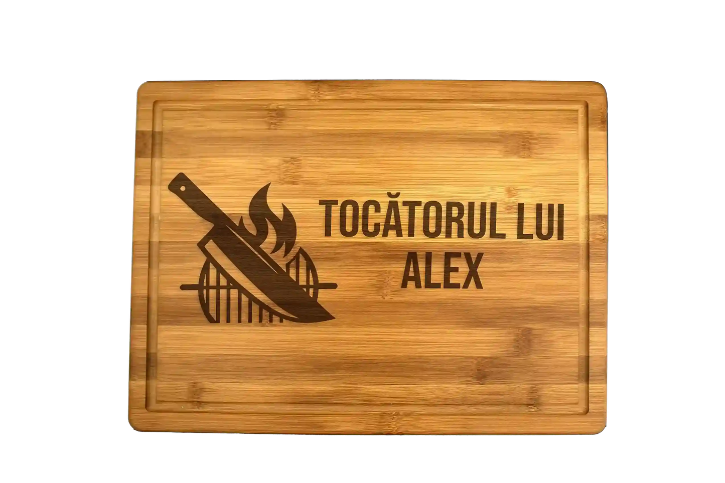 Tocator premium personalizat - Cutit & Gratar BBQ