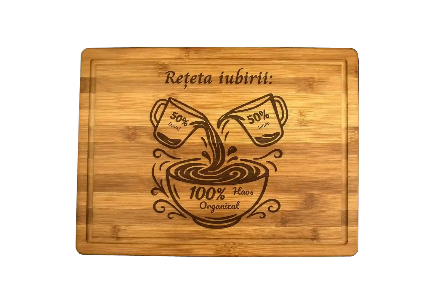 Tocator premium personalizat - Reteta iubirii