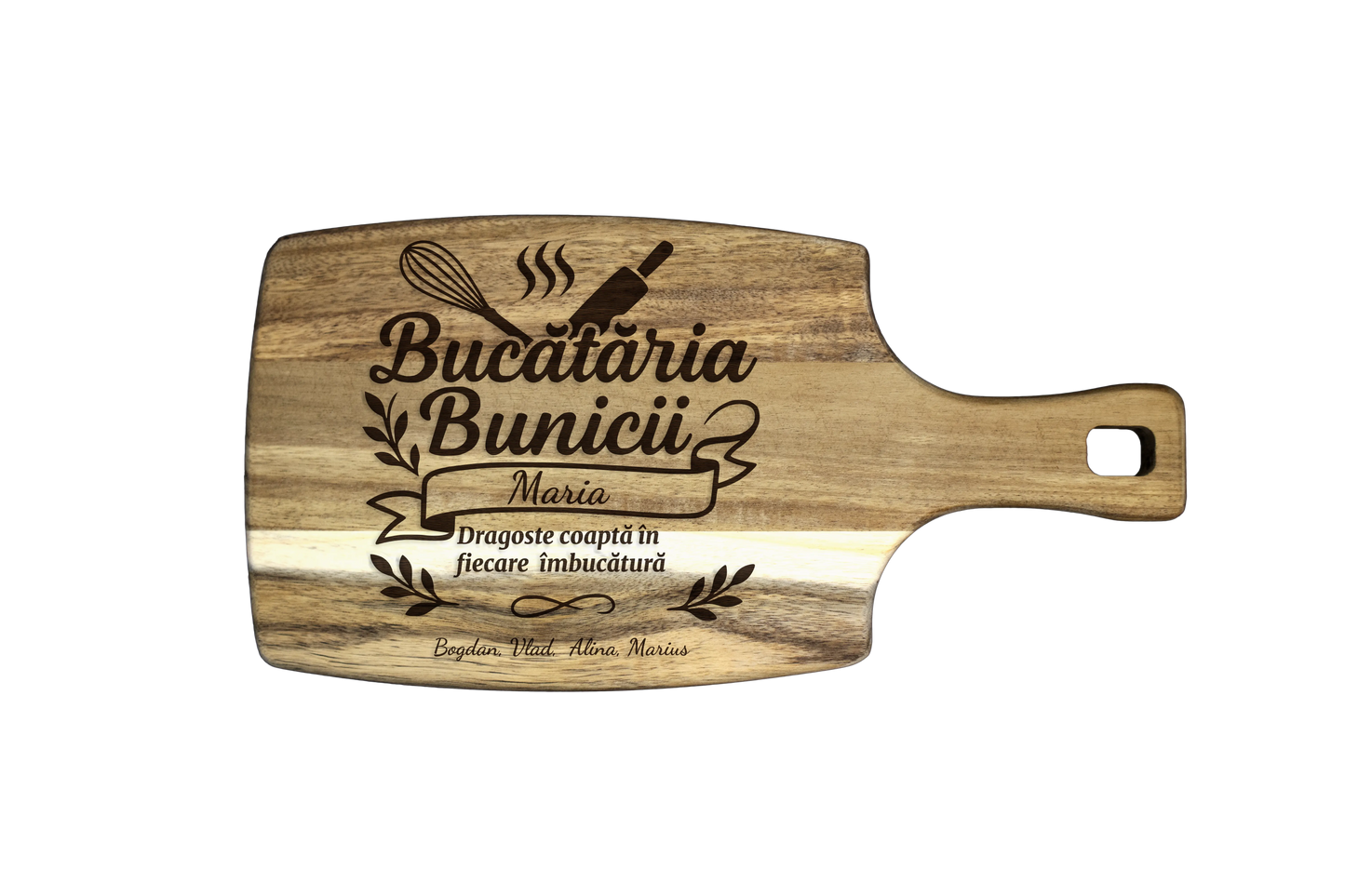 Tocator Branzeturi Premium Personalizat - Bucataria Bunicii