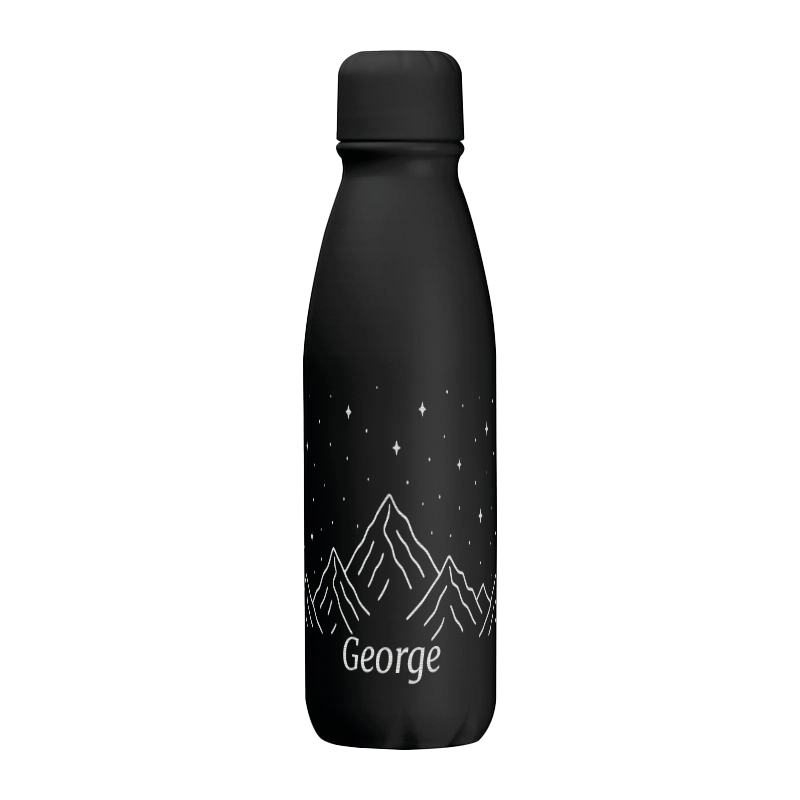 Sticla de baut din aluminiu 600 ml - Panorama Nocturna