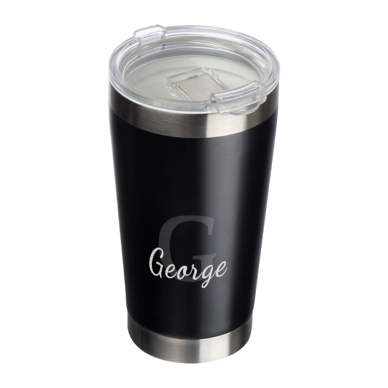 Cana termos din otel inoxidabil 500ml personalizata – Initiala + Nume