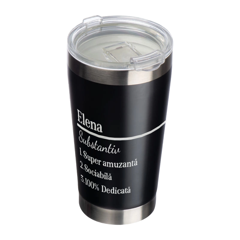 Cana termos din otel inoxidabil 500ml personalizata - Definitie Personala