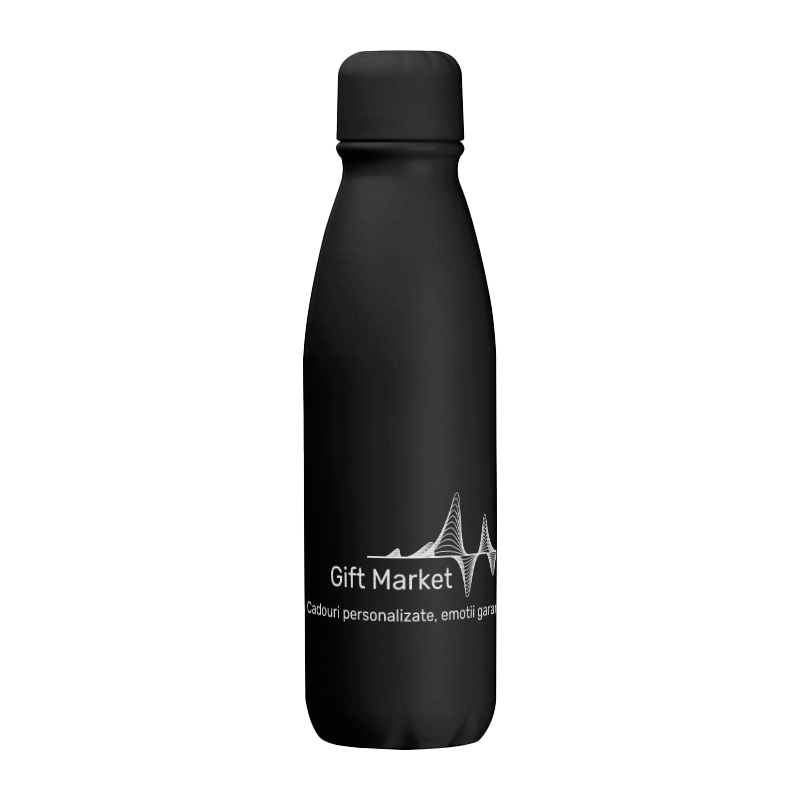 Sticla de baut din aluminiu 600 ml - Logo Companie