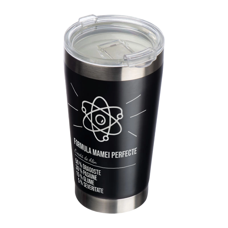 Cana termos din otel inoxidabil 500ml personalizata – Formula Perfecta