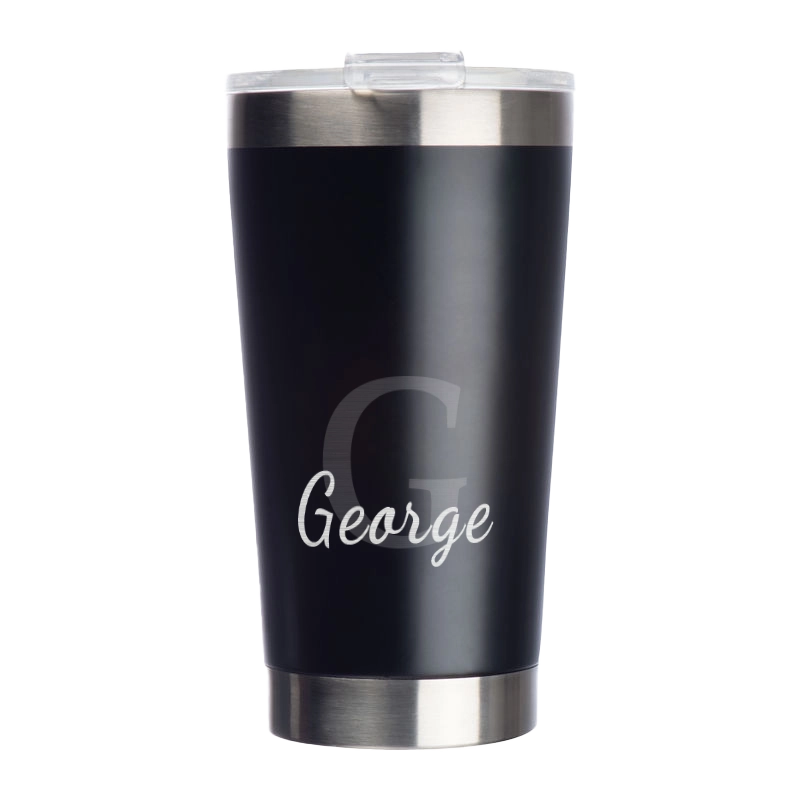 Cana termos din otel inoxidabil 500ml personalizata – Initiala + Nume