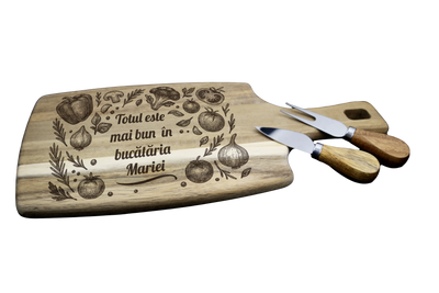 Tocator Branzeturi Premium Personalizat - Totul e mai bun in bucatarie