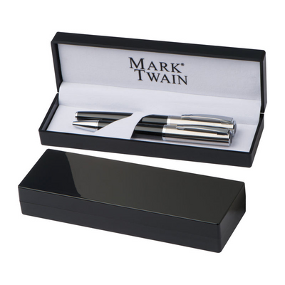 Set 2 pixuri premium Mark Twain personalizat cu text