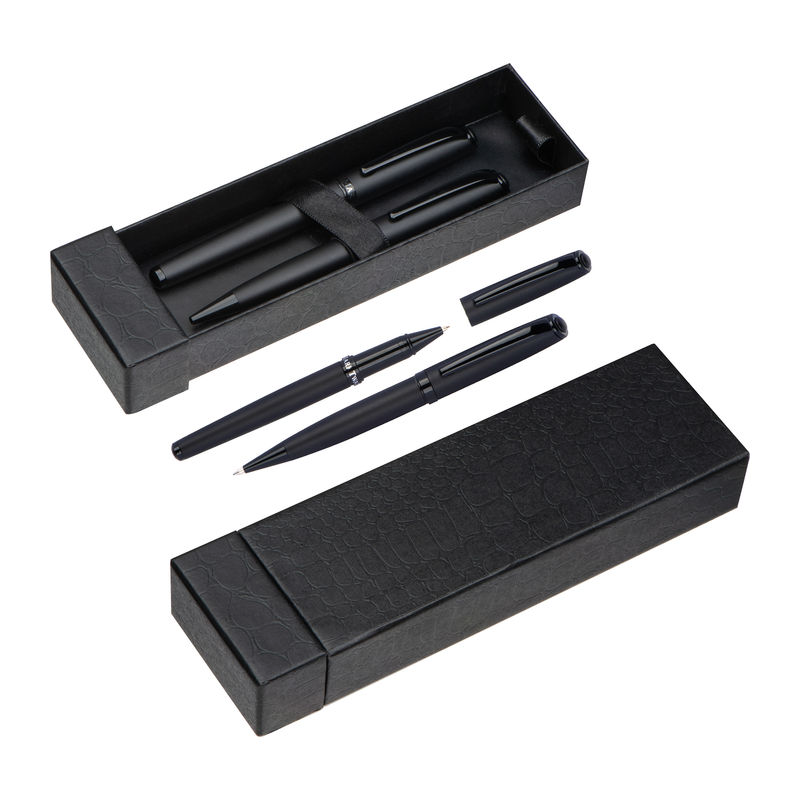 Set pix metal cu corp negru Mark Twain personalizata cu text
