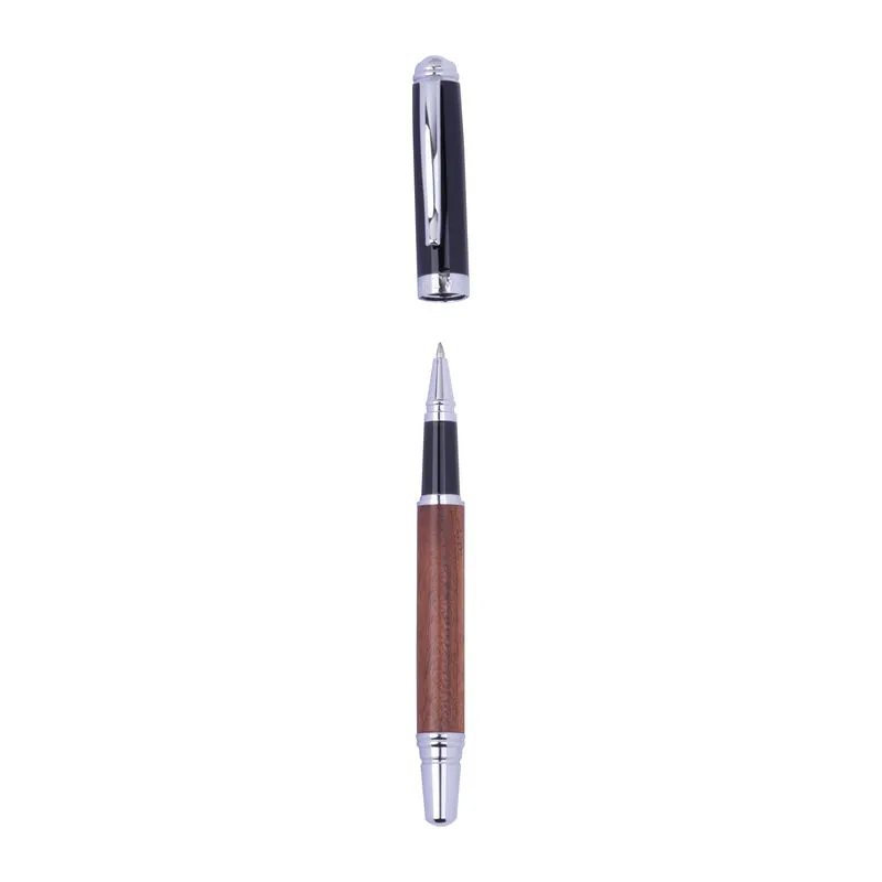 Set de scris din lemn premium Mark Twain personalizat cu text