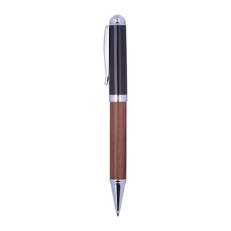 Set de scris din lemn premium Mark Twain personalizat cu text