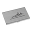 Port card metalic personalizat cu text
