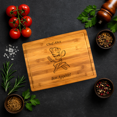 Tocator premium personalizat - Design Bucatar