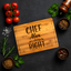 Tocator premium personalizat - Chef is always right