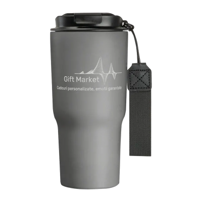 Termos din inox 550ml personalizat cu logo