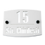 Numar de casa Arcadia 16x12cm – Alb/Argintiu Mirror