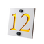 Numar de casa Prestige 10x10 – Alb/Amber Oglinda