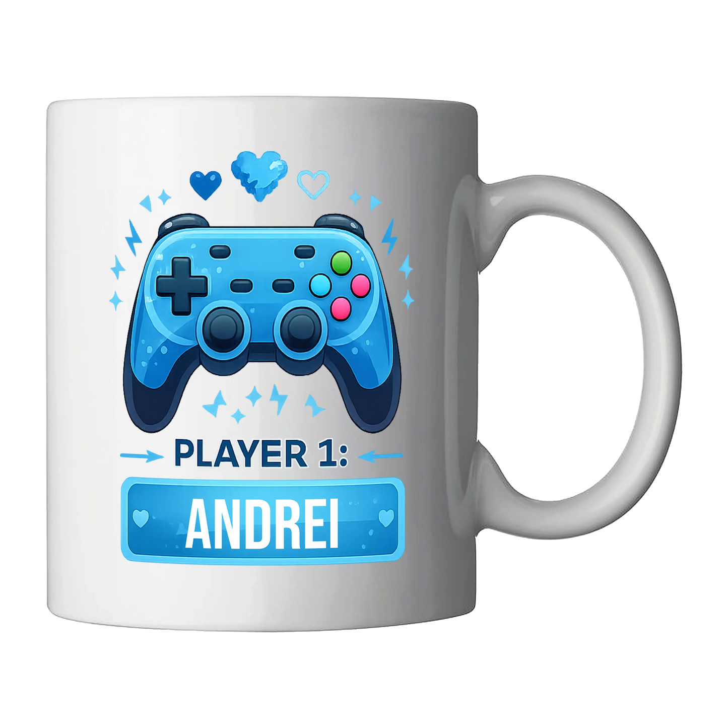 Set 2 cani personalizate Player1/Player2