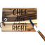 Tocator din lemn pentru branzeturi personalizat - Chef is always right