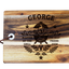 Tocator din lemn pentru branzeturi personalizat - Master of the grill