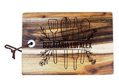 Tocator din lemn pentru branzeturi personalizat - Ustensile de bucatarie