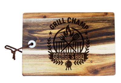 Tocator din lemn pentru branzeturi personalizat - Grill Champ