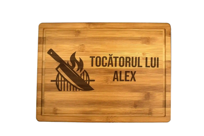 Tocator premium personalizat - Cutit & Gratar BBQ