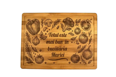 Tocator premium personalizat - Totul este mai bun in bucatarie