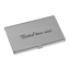 Port card metalic personalizat cu text