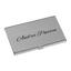Port card metalic personalizat cu text