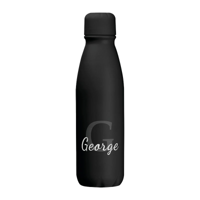 Sticla de baut din aluminiu 600 ml - Initiala+ Nume