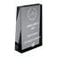 Trofeu din sticla 6,4 × 2 × 9 cm personalizat – Liderul anului