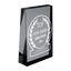 Trofeu din sticla 6,4 × 2 × 9 cm personalizat – Top Performer