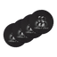 Set coastere rotunde din ardezie personalizate - Heart Rings