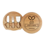 Set pentru branzeturi rotund personalizat - Inimi si Gusturi